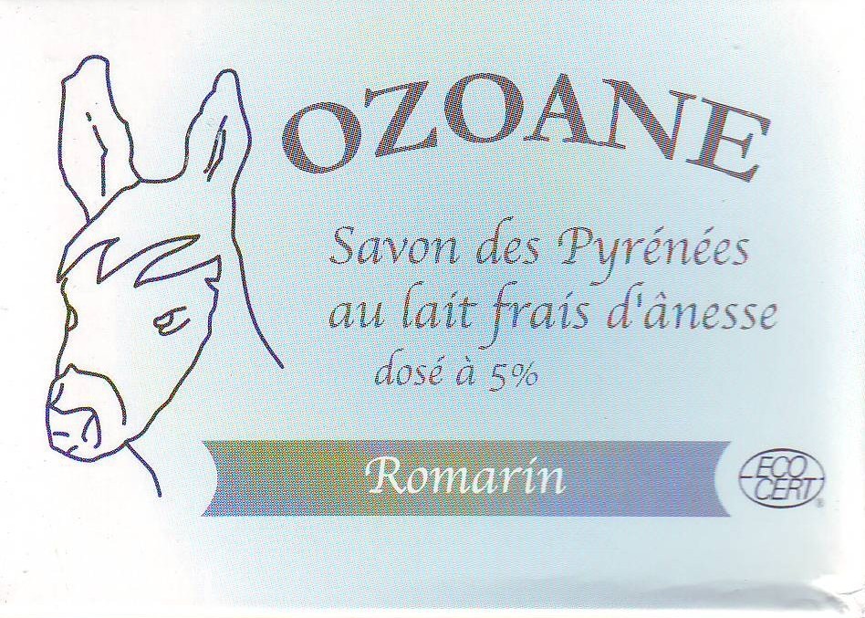 Savon romarin au lait frais d'ânesse