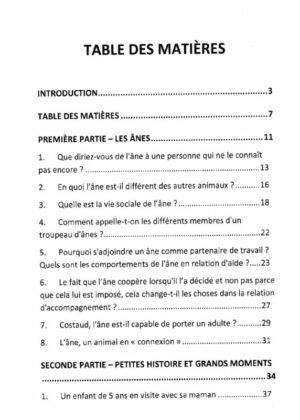 Table des matières L'Ane et la relation d'aide