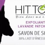 Savon bio Hitton exfoliant lavande patchouli et 30 % de lait d'ânesse
