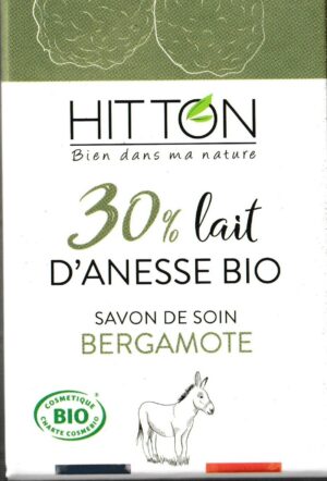 Savon Bergamote au lait d'ânesse