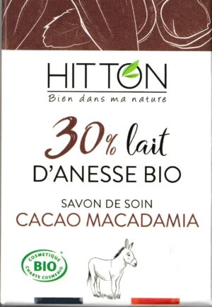 Savon cacao 30% lait d'ânesse